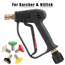 High Pressure Gun Car Washer Nozzles For Karcher Serie K K2-K7 Nilfisk 4000PSI Clean Tools Caravan Truck Motorcycle Accessories