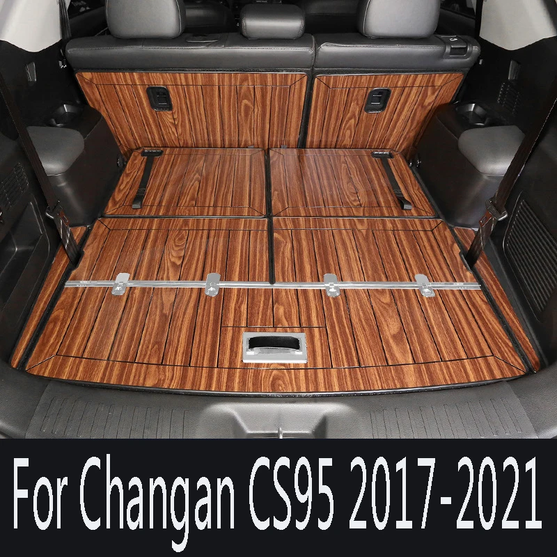 

For Changan CS95 2017-2021 Wooden trunk mat wooden floor special automobile wooden floor ecological board foot pad