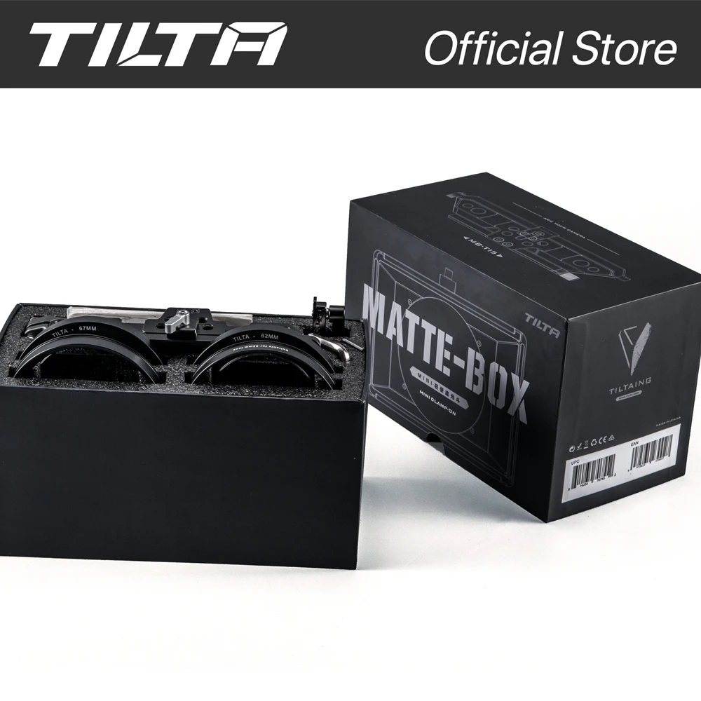 TILTA MB-T15 4*5.65 Mini Matte Box Carbon Fiber Top Flag For DSLR Mirrorless Camera for Sony fx30 FX3 for Canon