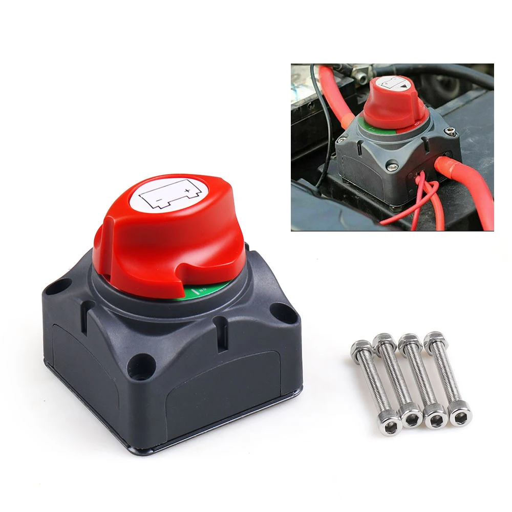 Master Battery Power Kill Off Switch  12-60V 300A Selector Disconnect Isolator Main Switch for Car RV Yacht Boat Marine