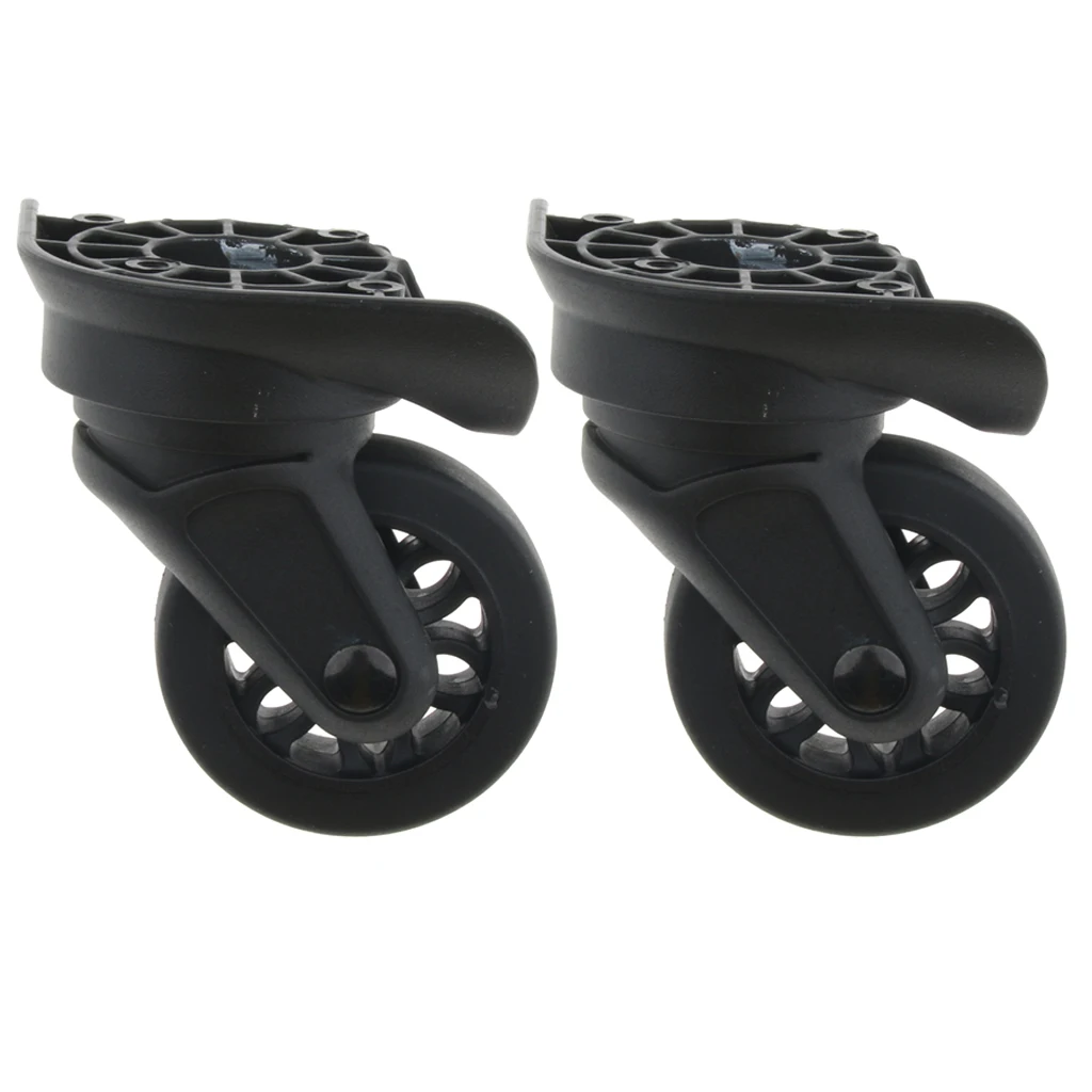 1 Pair Universal Swivel Suitcase Luggage Casters Replacement Wheels for Travel Bag A90 Suitcase Luggage Accessories
