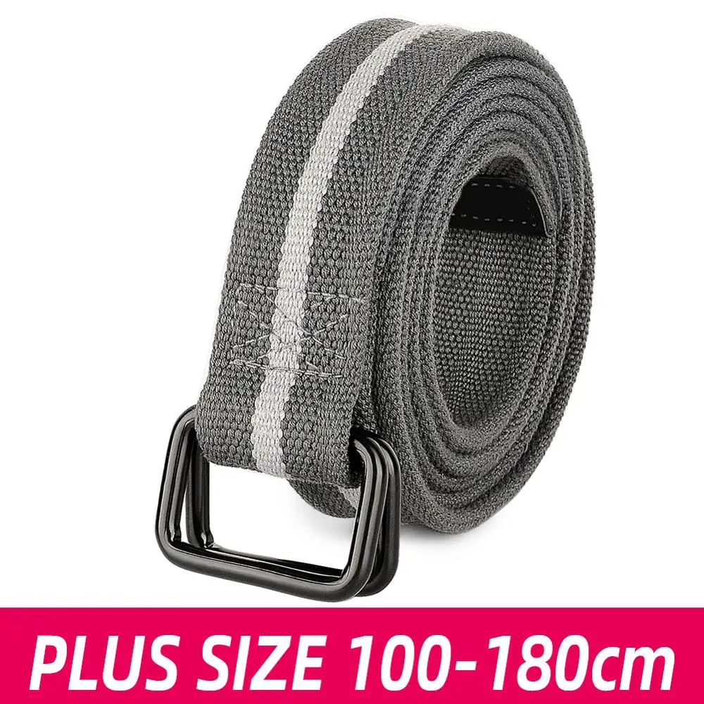 Womens Plus Size 100cm to 180cm Big Belt Casual Cloth Fabric For Jeans Ladies Gray