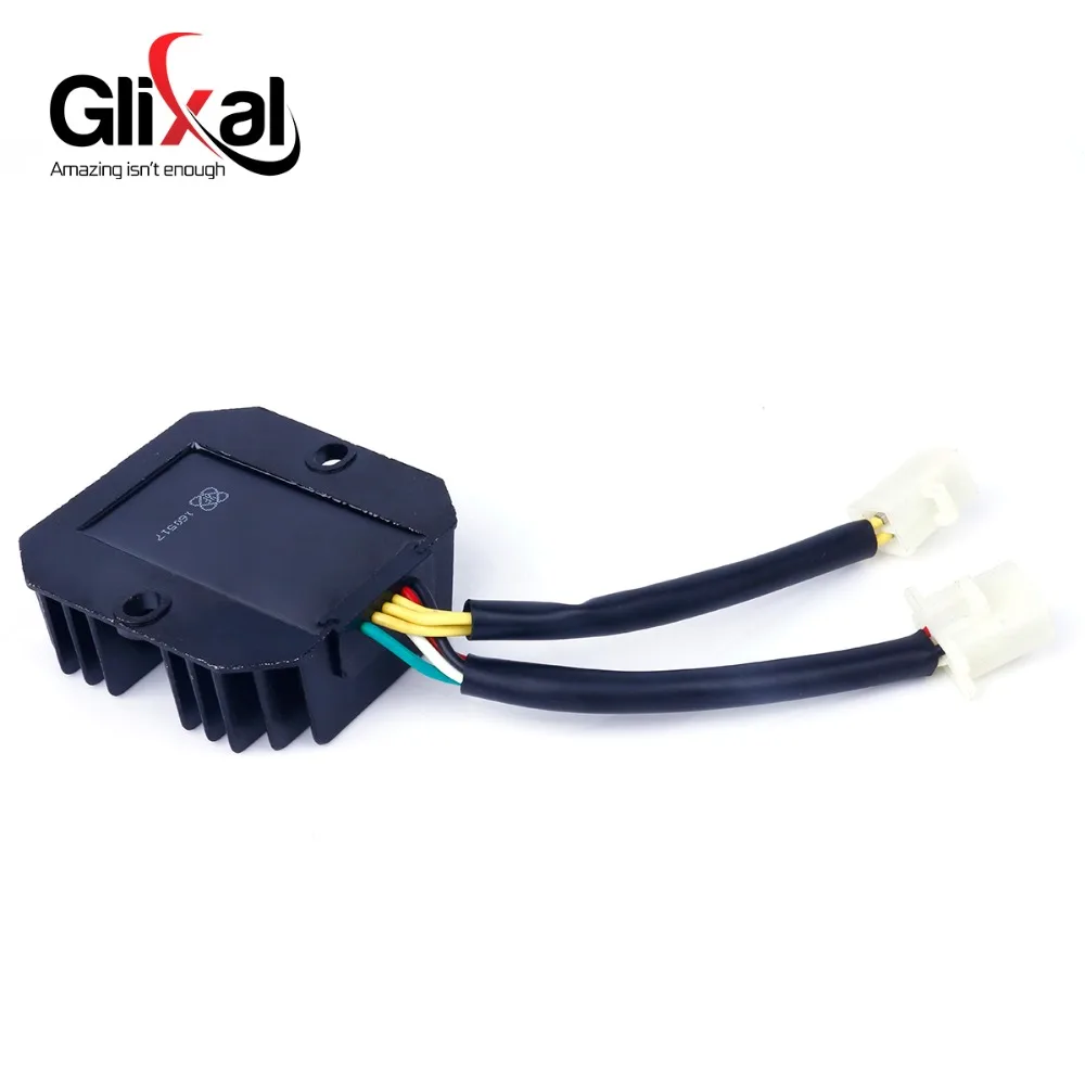 Glixal Voltage Regulator Rectifier GY6 125cc 150cc 152QMI 15QMJ Scooter Moped ATV Quad (2 PLUG, 7 WIRE)