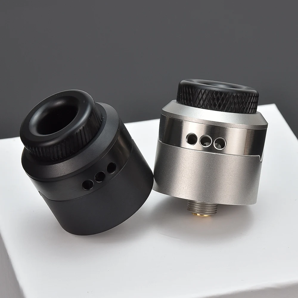 Coilturd AN RDA 24 مللي متر لفائف واحدة أو لفائف مزدوجة إعادة بناء 304 SS E-السجائر البخاخة vs كابوس rda QP كالي V2 RDA #3