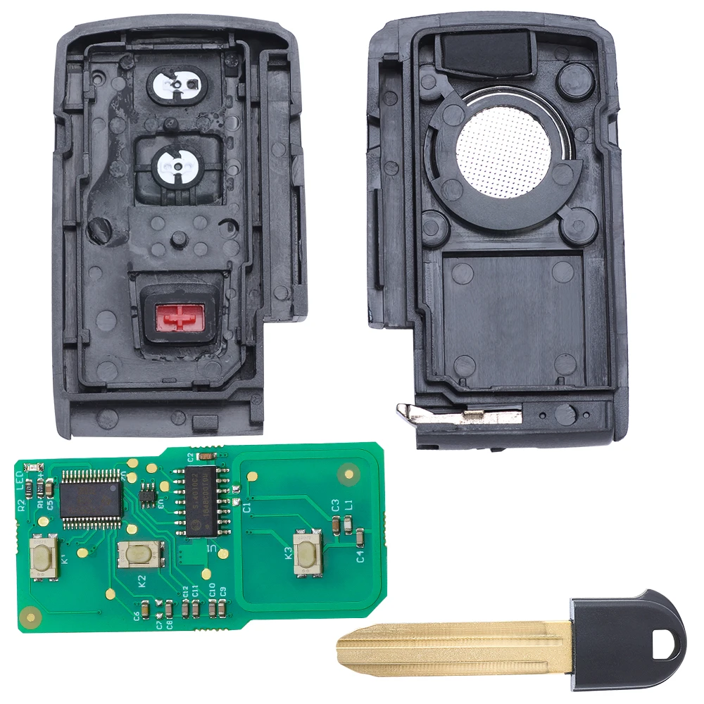 KEYECU 0030 Keyless Go Smart Remote Key ASK 312MHz B13 Chip for Toyota Prius 2004 2005 2006 2007 2008 2009 -MOZB31EG/MOZB21TG