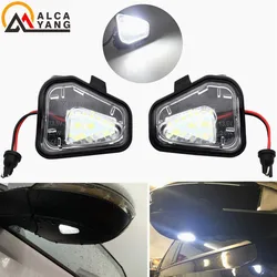 2PCs SMD White Led Puddle Lights Module Under Side Mirror Lamps For VW Passat CC Passat B7 Scirocco MK3 Jetta MK6 EOS CC 11-2019