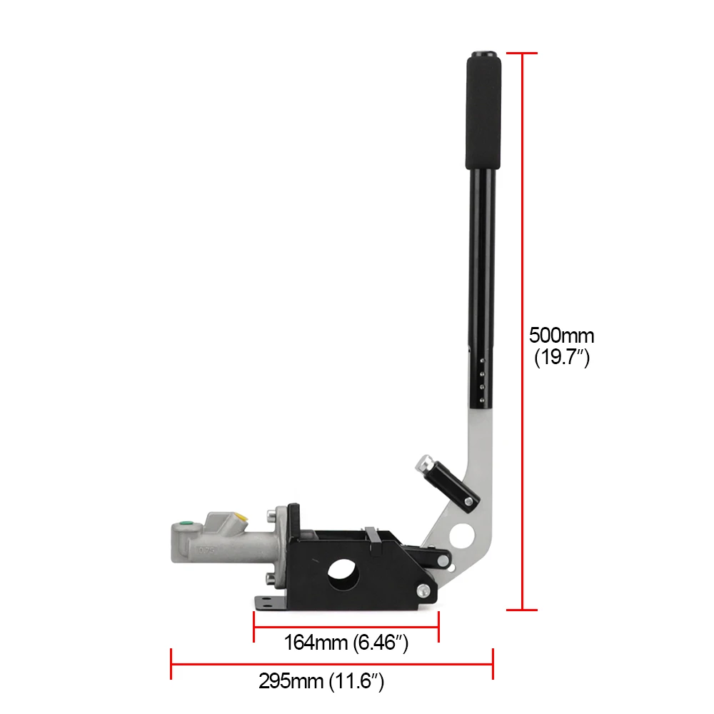Aluminum 500mm Length Hand Brake Universal Hydraulic Drift E Brake Racing Parking Handbrake Lever Gear
