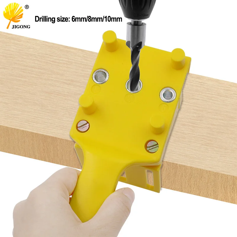 Produto para Carpintaria Guia de Broca Portátil com Manga de Metal 10 mm