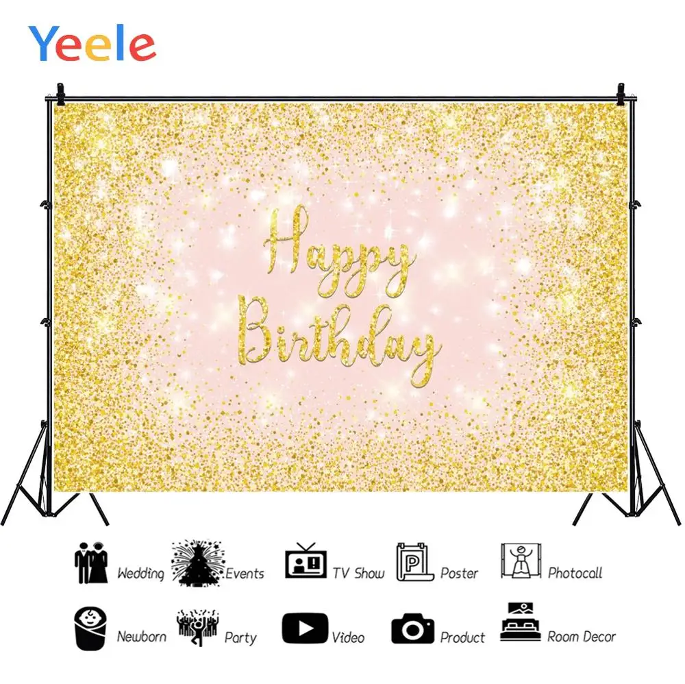 Фон для фотосъемки с изображением желтых пятен, розового цвета