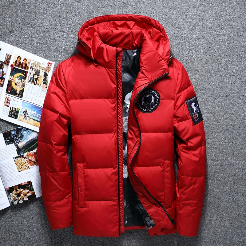 High Quality White Duck Thick Down Jacket Men Coat Snow Parkas Male Warm Brand Clothing winter Down Jacket Outerwear