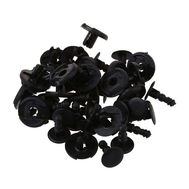 Clips embellecedores de plástico para guardabarros, paneles de Clip de parachoques de 7Mm, 20 piezas, 20Mm y 10 piezas, 12Mm, 30 piezas