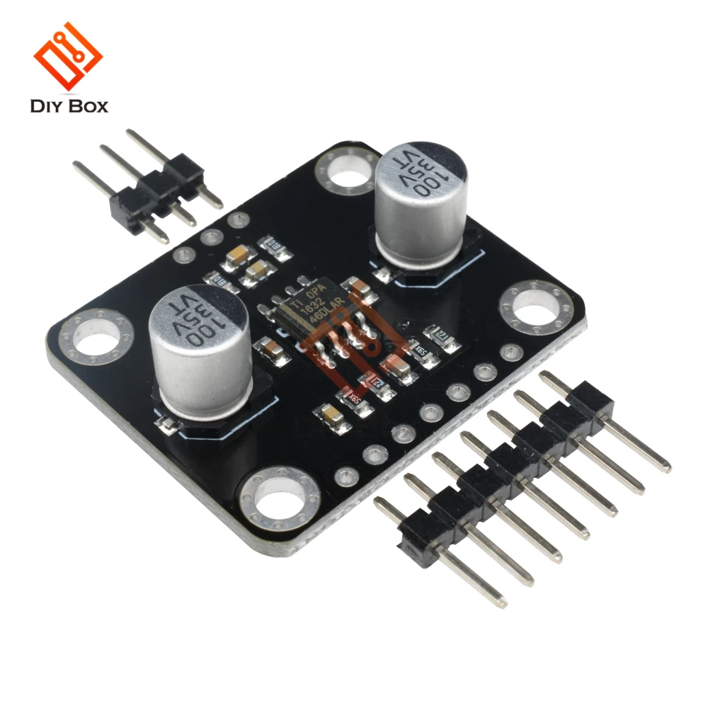 OPA1632 Audio Amplifier Board module Volume Control Fully-Differential ADC Driver AMP Board Low Noise Power Sound Amplifier