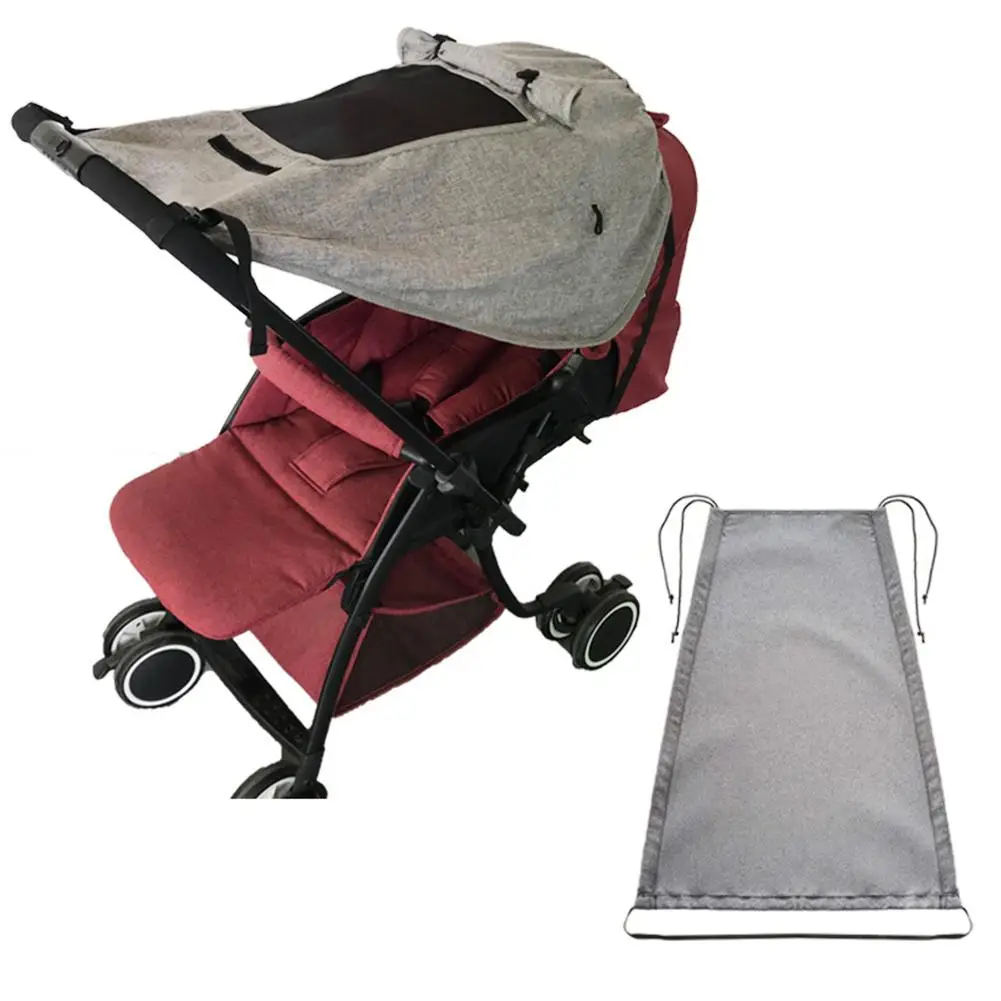 Baby Stroller Sun Shade Waterproof UPF 50+ Anti-UV Stroller Sun Protector Awning