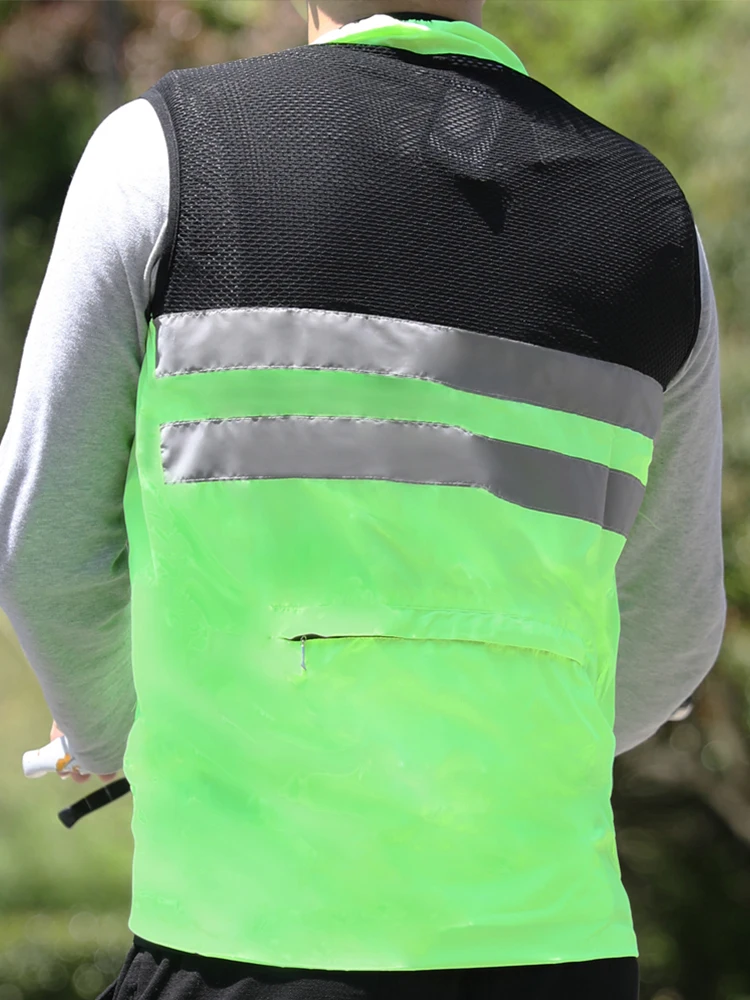 WOSAWE Reflective Cycling Vest Windproof MTB Road Bike Bicycle Sleeveless Jacket Top Cycle Gilet Ciclismo