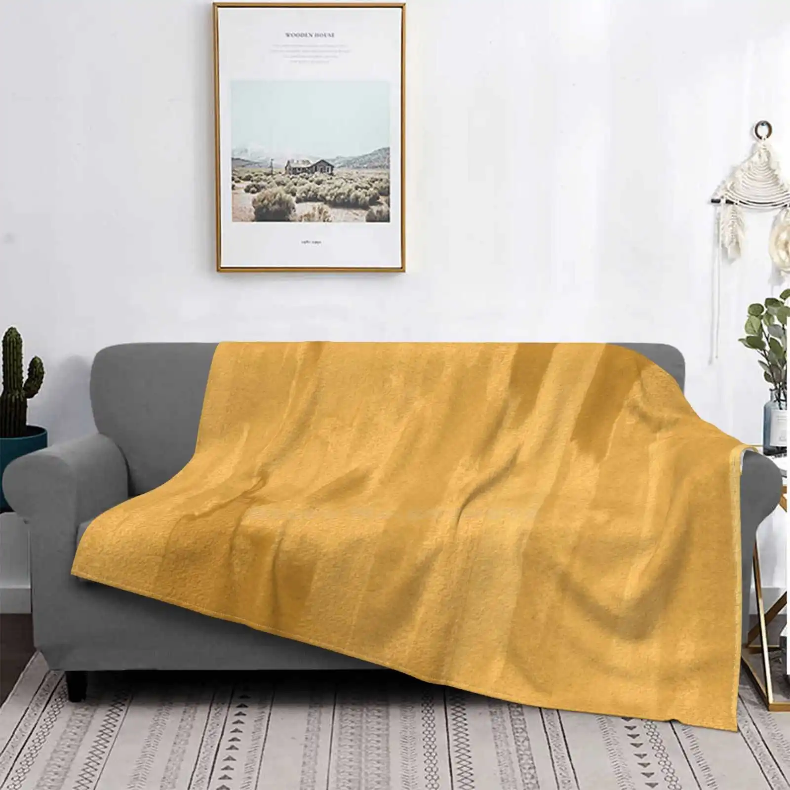 Ele Gold Wall Pattern Four Seasons Comfortable Warm Soft Throw Blanket Ele Gold Wall Pattern Gold Wall Gold Wall Pattern Wall