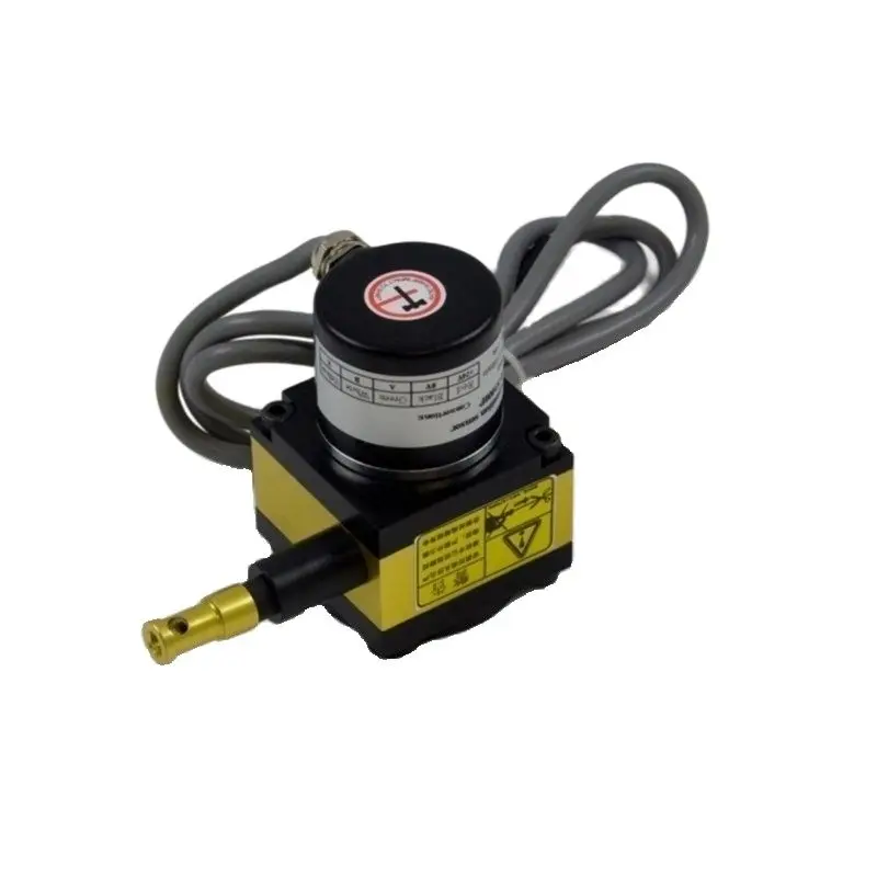 CALT linear displacement sensor 500mm stroke range steel wire encoder with HB961 digital display counter