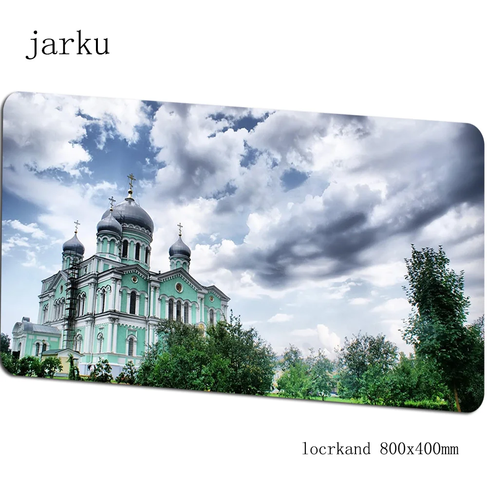 Cathedrals mouse pad cool new gamer 800x400x2mm notbook mouse mat home gaming mousepad large Adorable pad mouse PC desk padmouse