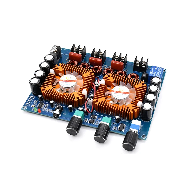 UNISIAN TDA7498E Bluetooth 5,0 Verstärker Digital High Power 2*160W + 220W 2,1 Kanal Audio Power Verstärker board DC32V