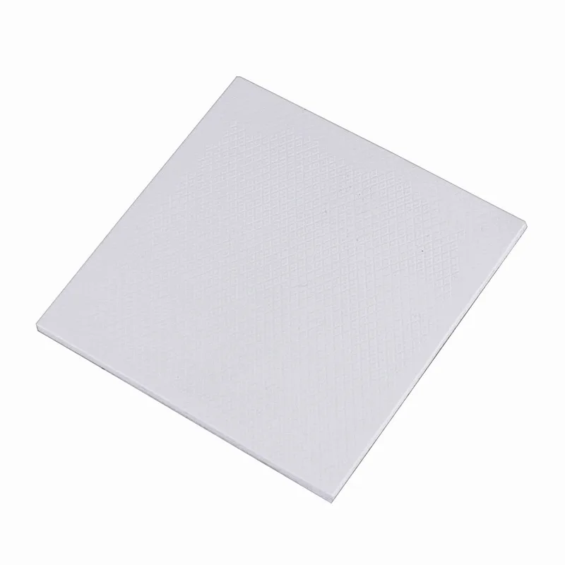 Gdstime-almohadilla térmica de silicona conductora de refrigeración, 100x100x1,5mm, 0,15 cm, espesor delgado, blanco, 100mm x 1,5mm, 15mm, 2 piezas