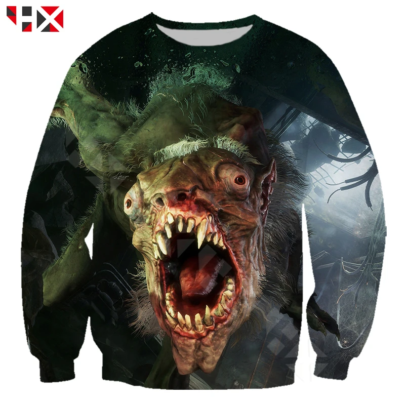 HX New Fashion Game Metro Exodus 3D Print Autumn Men Women Sweatshirt Harajuku Hip Hop Hooded All-match Tops HX486