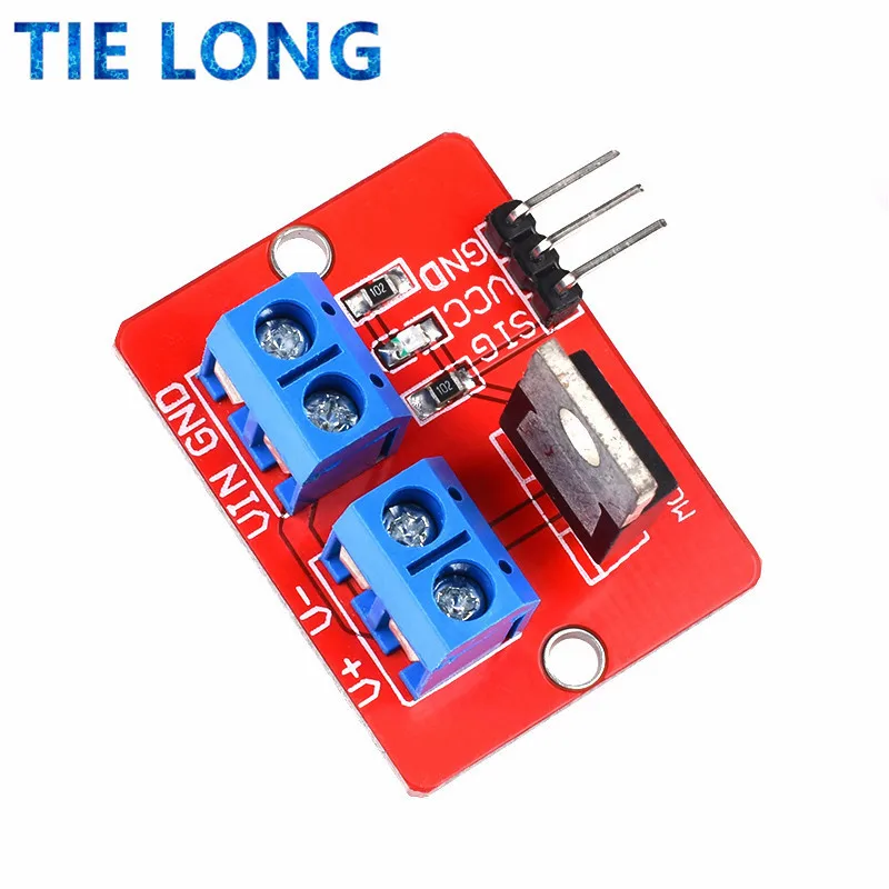 0-24V Top Mosfet Button IRF520 MOS Driver Module For Arduino MCU ARM Raspberry pi