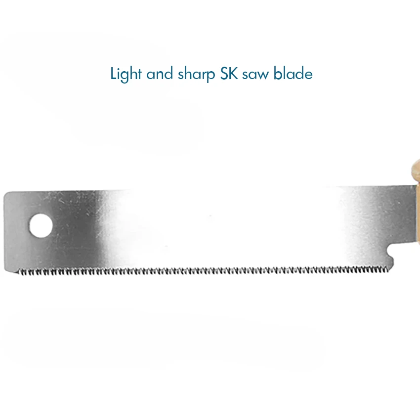 30cm de comprimento artesanato viu mini serra de mão com 17 dentes extra finos, lâmina sk5, punho de faia, madeira em casa diy serra manual para modelo hobby