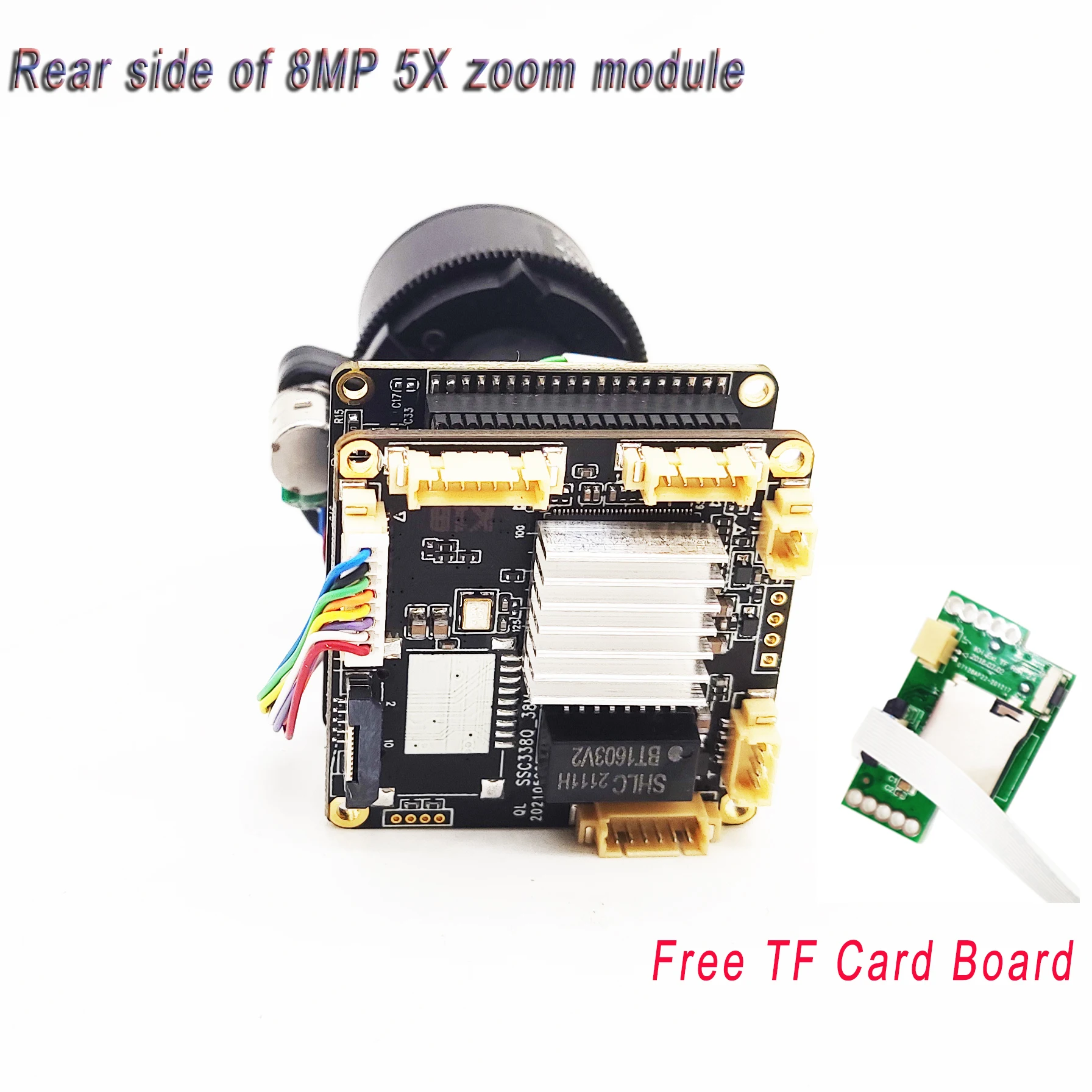 H.265 5MP/8MP Starlight Wifi IP PTZ Camera Module 5X Zoom 2.7-13.5mm Lens Wireless Video Surveillance Camera Board 4K IPCam