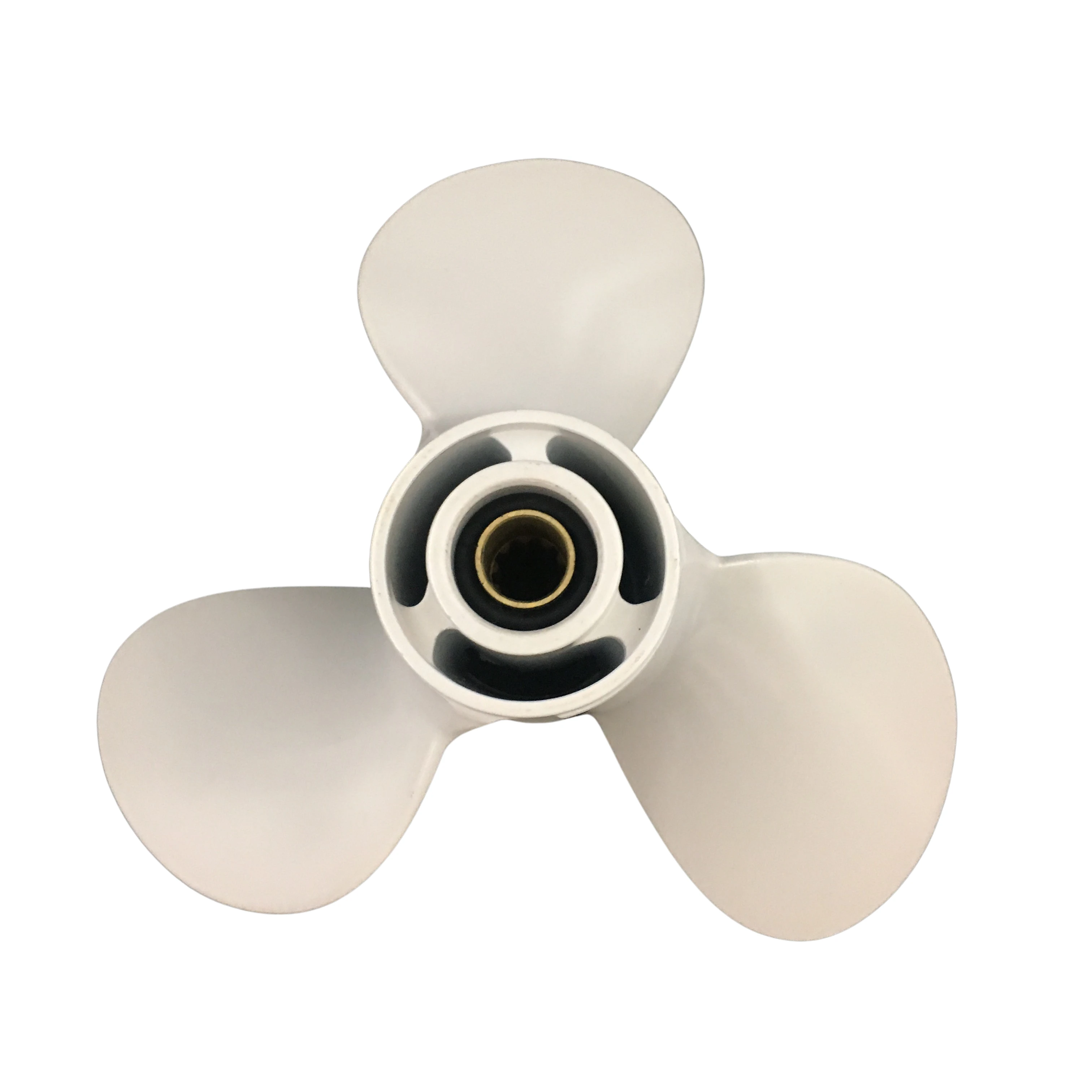 Boat Propeller Suit For Yamaha 9 7/8X9 Aluminum Prop 25-30HP 3 Blade 10 Tooth Rh Oem No: 664-45941-01-El