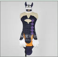 Hololive Vtuber Ninomae Ina’nis Wig  Cosplay Costume Halloween