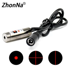 Red LightLaser level 660nm 200mW Laser Module Adjustable Linewidth Mark Instrument Emitting Diode Lamp Vertical Line Calibrator