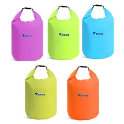 Outdoor 5 Color 10L 20L Waterproof Swimming Bag Camping Rafting Storage Dry Bag with Adjustable Strap Hook