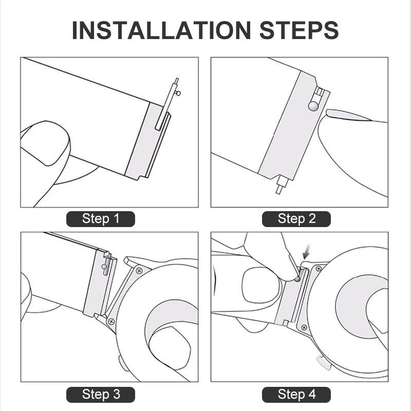 Watch Band 24mm High-quality Genuine Watch Strap for Men Waterproof Belt Band Watch Accessories Quick Release With Buckle