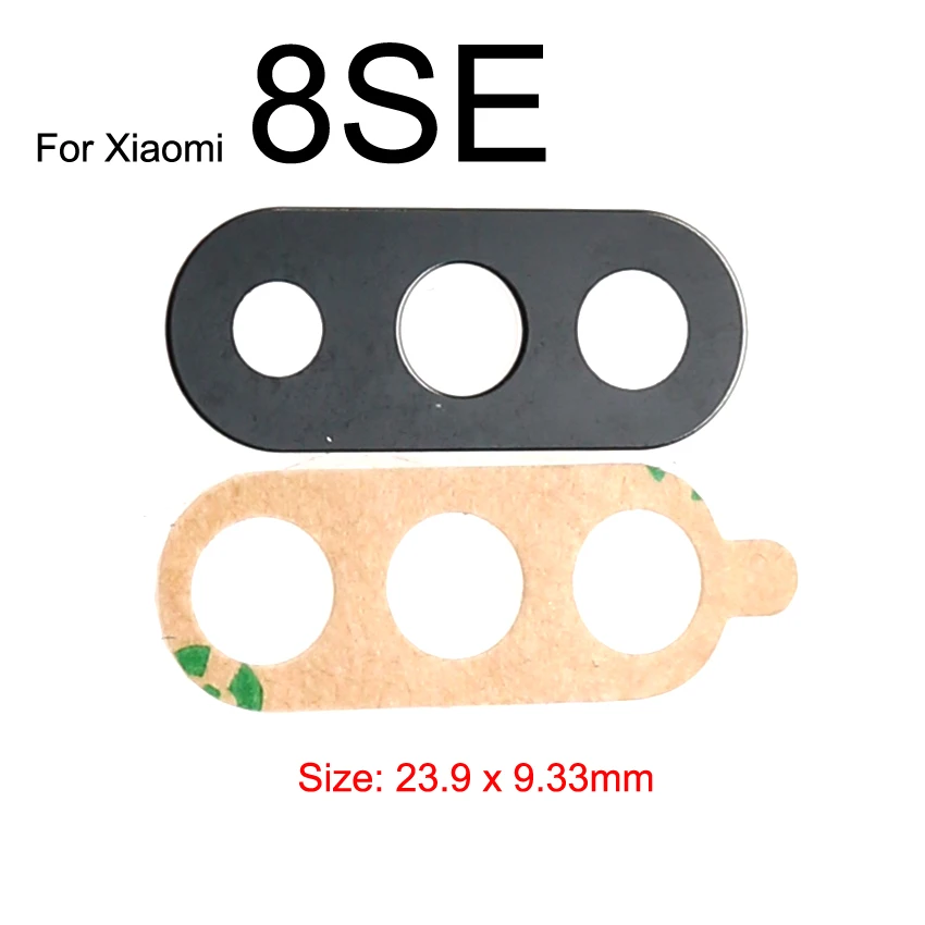 Yuxi Kamera Belakang Kaca Penutup Lensa Pengganti untuk Xia Mi Mi 8 Lite Se 6 6X 5 5X 5S Plus MAX 3 2 Mi X 2S Mi A1 Pocophone F1