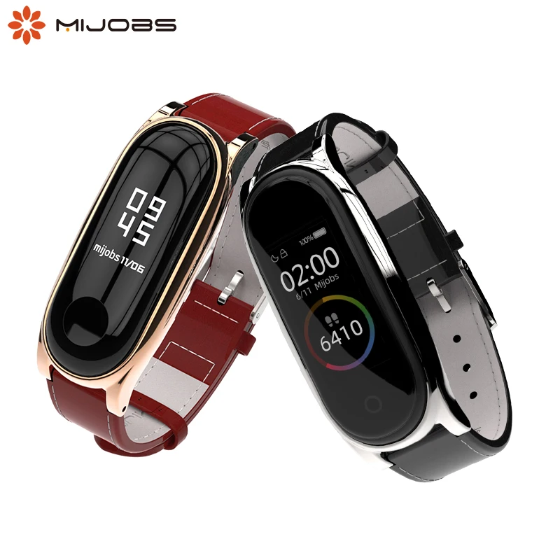 Dành Cho Xiaomi Mi Band 5 6 Dây Đeo Miband 4 3 Chính Hãng Dây Da Vòng Tay Cho Đồng Hồ Thông Minh Nồi Cơm Điện Từ Correa Thay Thế cổ Tay Dây