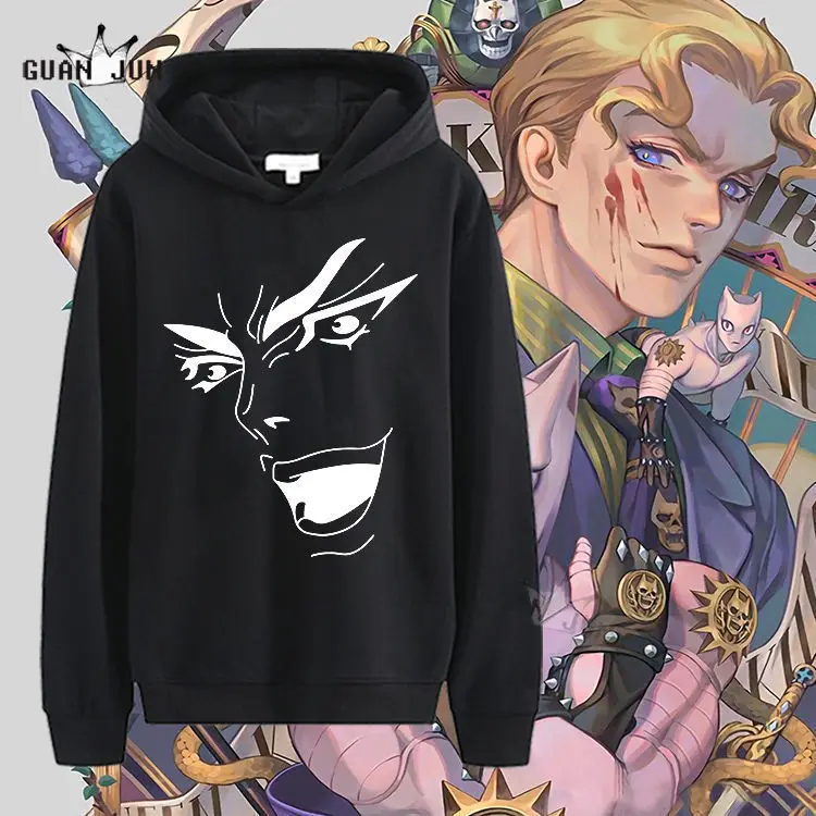 2021 Harajuku JoJo Bizarre Adventure Hoodie Japanese Anime Men/women Funny Sweatshirt Cartoon Hip Hop Vintage Clothes Male Hoody