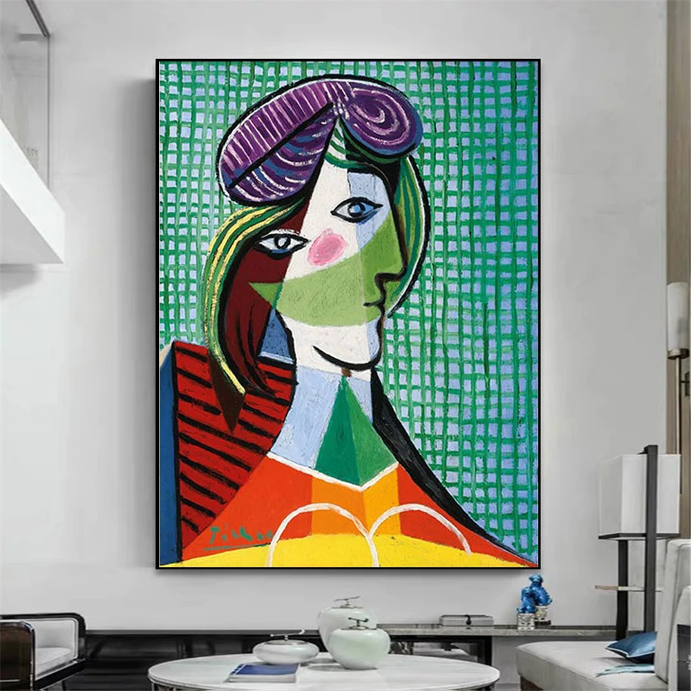 

Modern canvas home decor wall art famous Picasso works abstract hand-painted oil painting modern salon mural living room decor