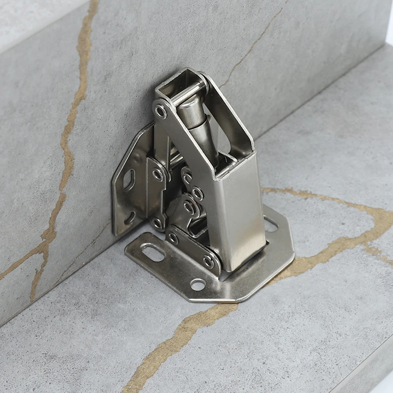 90Degree3-4Inch Not Drilling Hole Cabinet Hinge Cabinet door soft closing hinge Hydraulic buffer hinge Furniture hardware