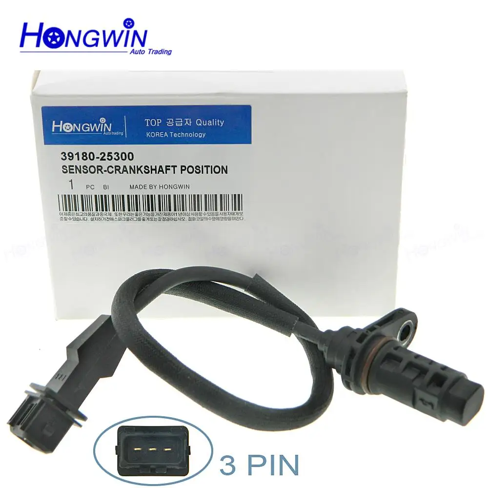 Crankshaft Position Sensor For Hyundai Tucson Santa Fe Kia Forte Koup 2.0L 2.4L 2006-2013 39180-25300/39180 25300/3918025300