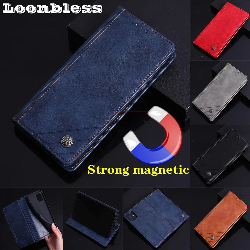 Para funda Oppo A55 funda OppoA55 de cuero Premium con tapa magnética ranura para tarjeta funda tipo billetera para Oppo A55S funda 5G coque teléfono Fundas bolsa