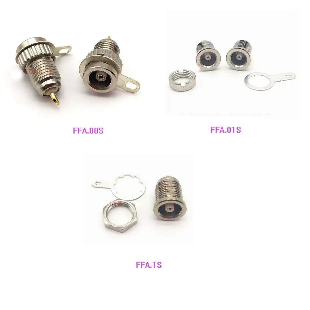 1pce Connector FFA.00S / 01S / 1S FFA.00S / 01S / 1S 1PIN C5 / C6 / C9 Female Nut Bulkhead for Ultrasonic Flaw Detector