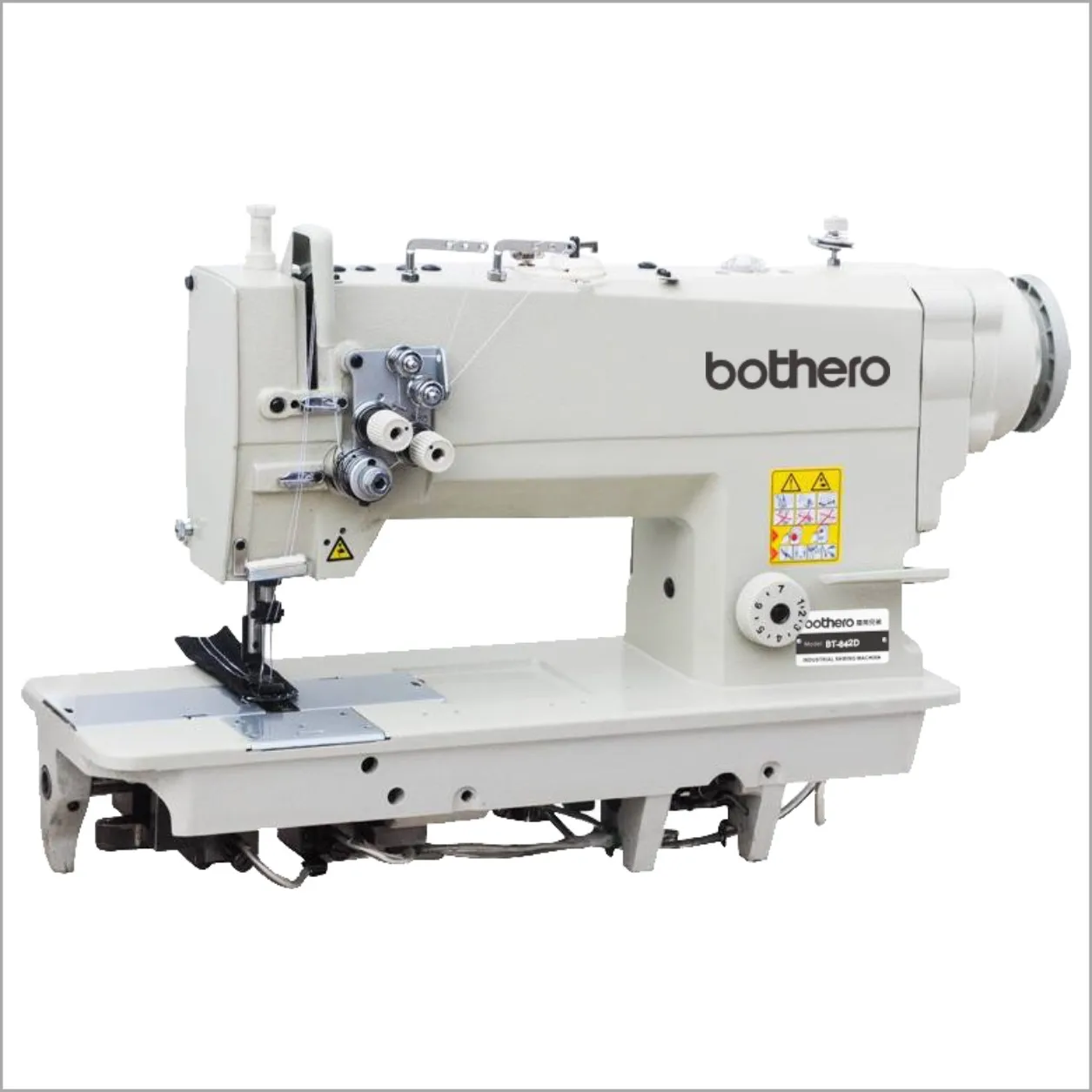 

842/5 Computer Direct Drive Automatic Trimming High Speed Double Needle Rotary Lock Lockstitch Industrial Sewing Machine