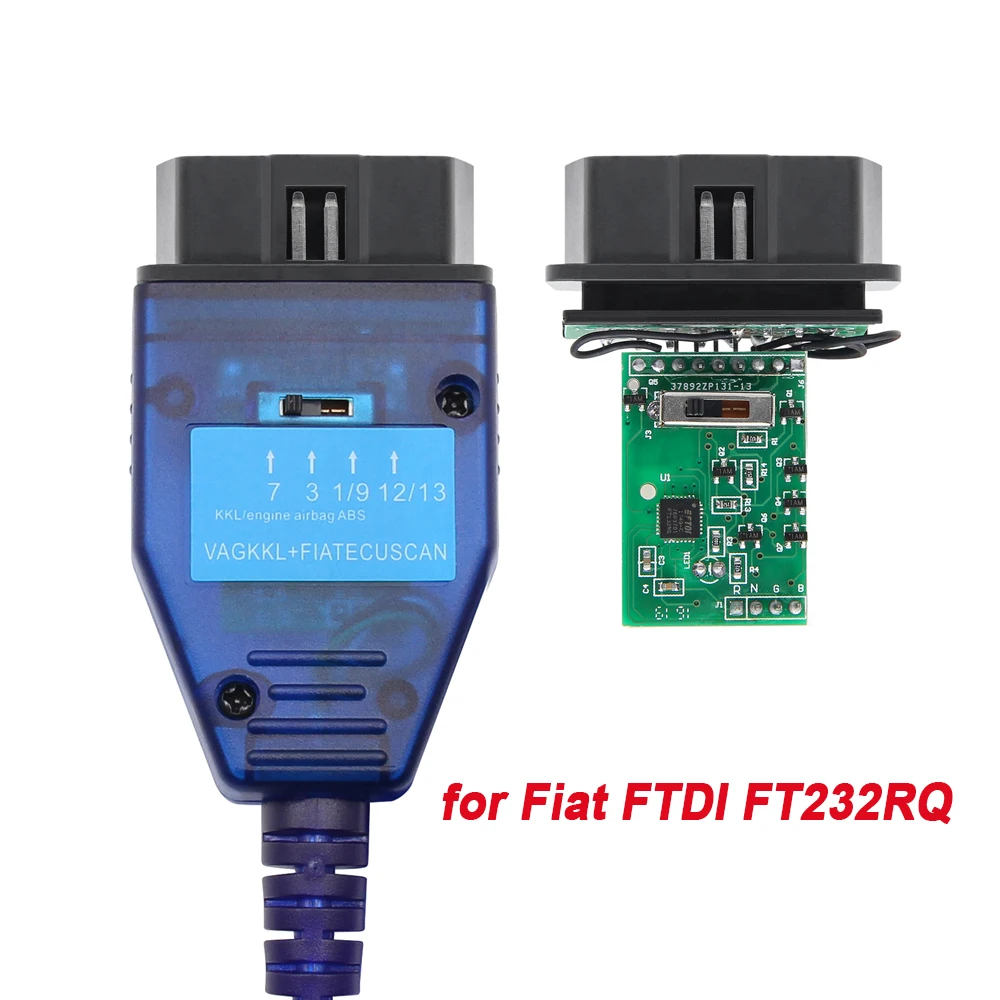 VAG KKL Fiat ECU SCAN OBD2 Diagnosekabel FTDI FT232RL/FT232RQ Auto Ecu Scan Tool für VAG KKL 409.1 Fiat ECUScan – Detail 4