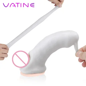 VATINE Masturbateur masculin Jouets sexuels pour hommes Masseur vaginal Stimulation du gland masculin Poche Entraîneuse pénienne longue durée 12 meilleurs Mastabator de ventes - No 11