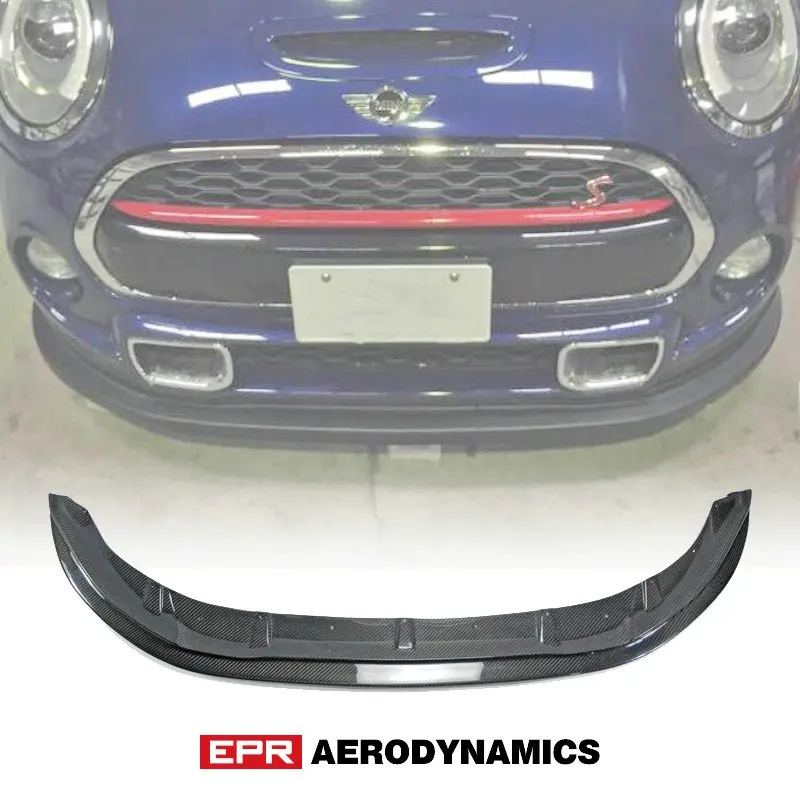 

Bodykits For F56 Mini Cooper S JDM Style Carbon Fiber Front Lip (S Only) Glossy Finish Bumper Splitter Tuning Spoiler Kit