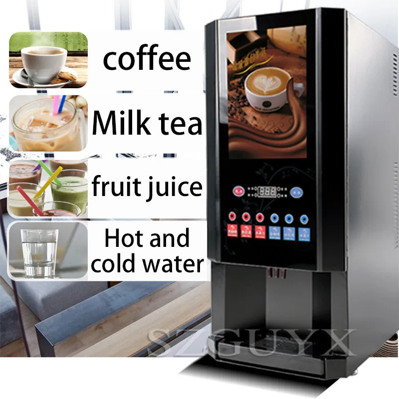 Commercial Automatic Drip Coffee Machine 220V Hot And Cold Drink Instant Coffee Brewing Machines 6L Capacity Hot Drink Dispenser