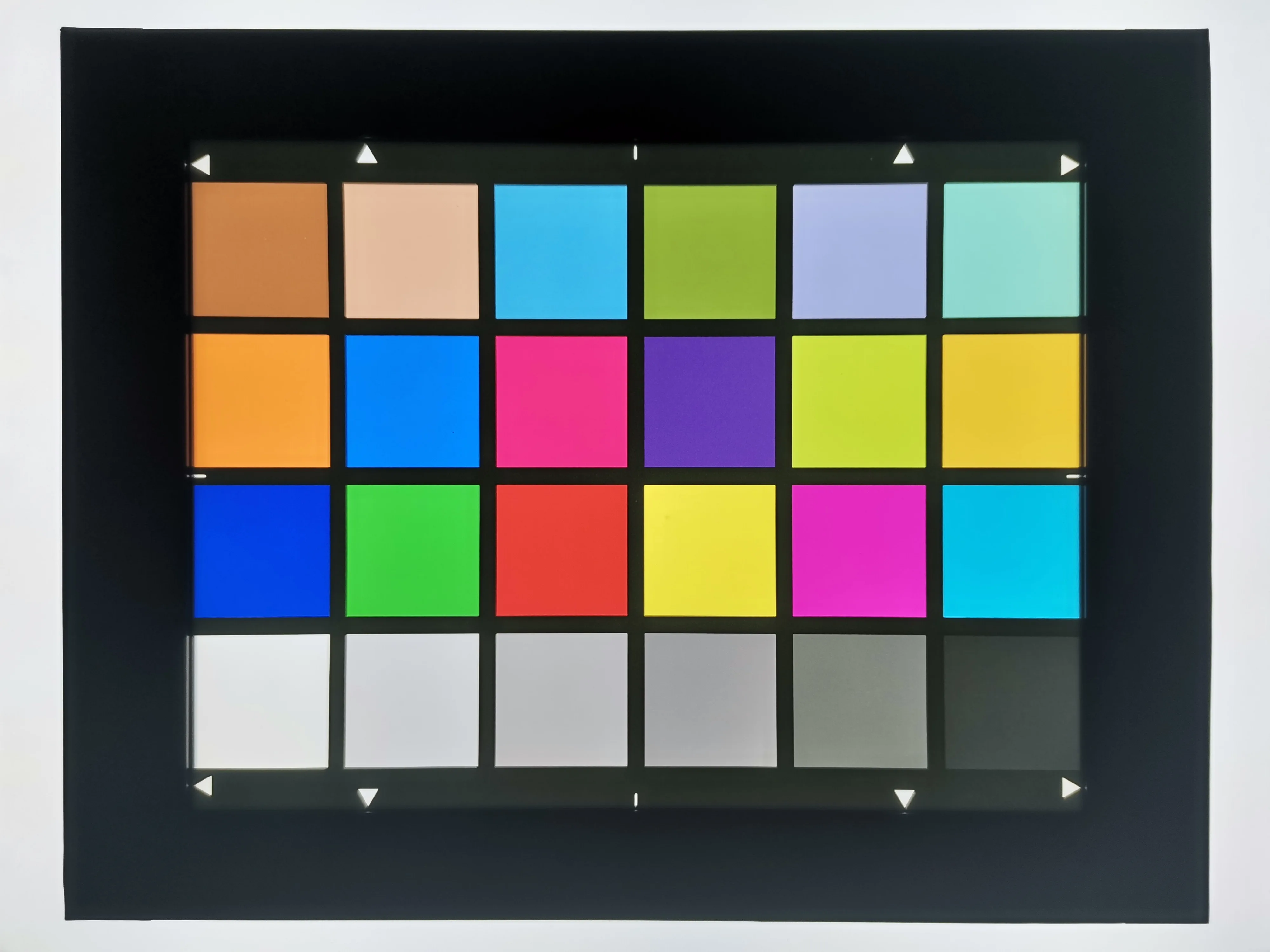 360*280mm Transmissive 24 Colorchecker Frame mounting D280 specification 4:3 Test Chart Can Be Customized color checker