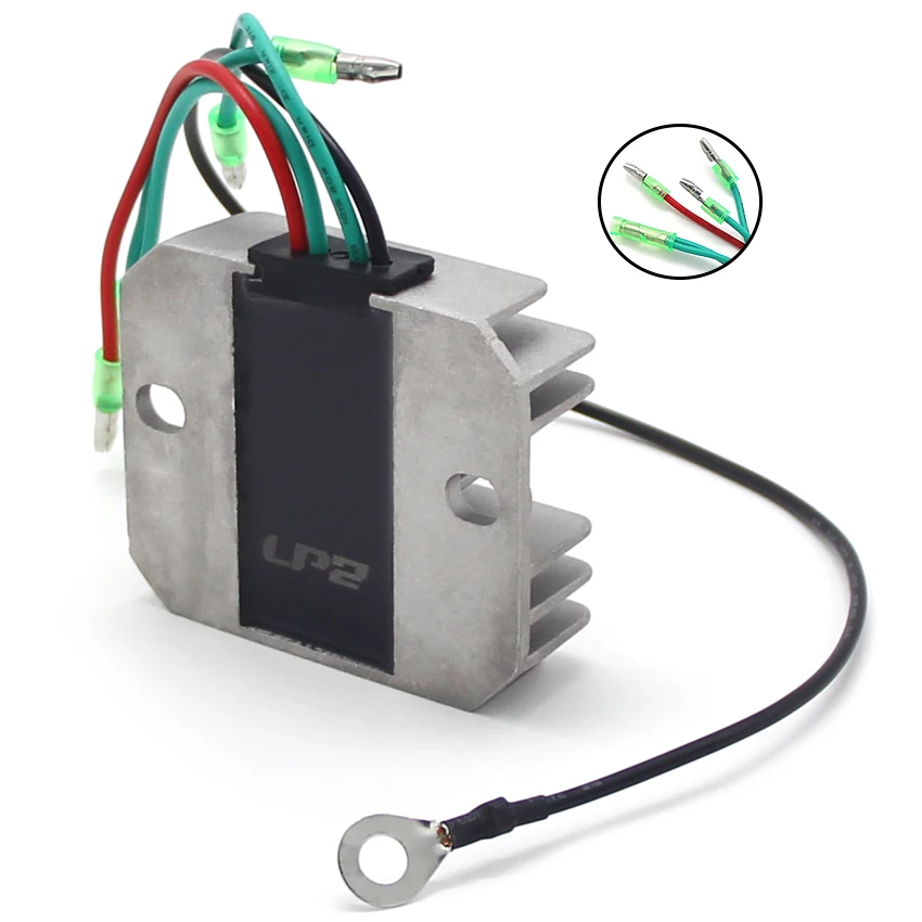For Yamaha 50 75 80 85 90 115 Hp 50J C80A C90 TLR C115 TLH ETOL C75 MLH 6H0-81960-00 Metal Voltage Regulator Rectifier Motorbike