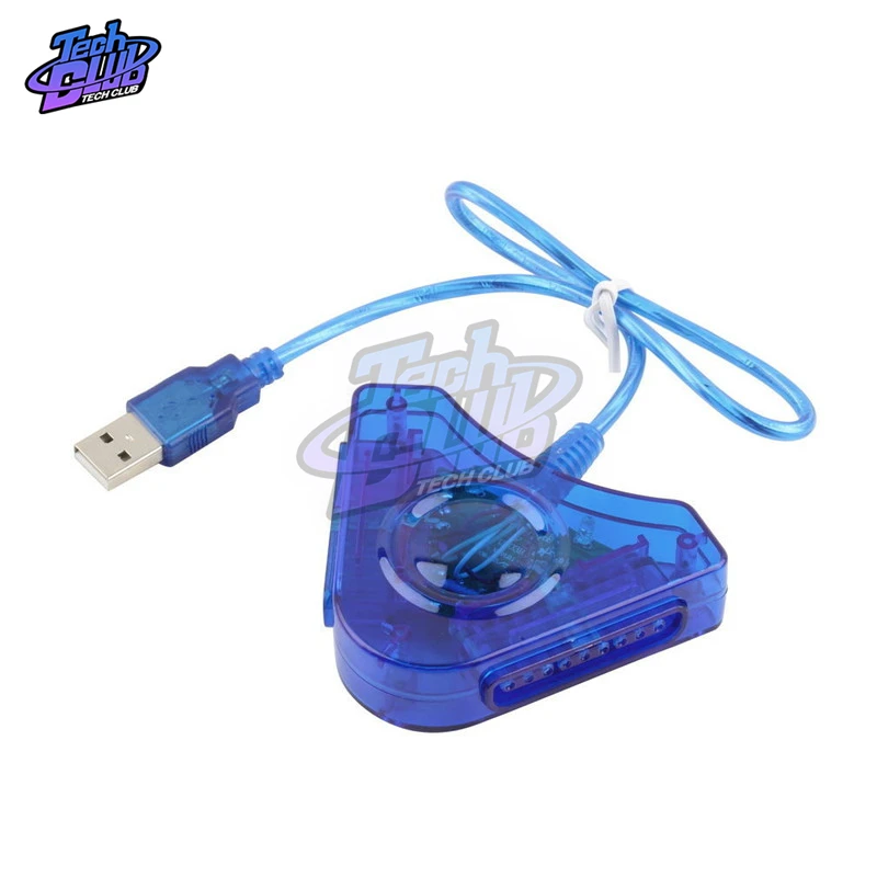 USB Controller Gamepad Adapter Converter Cable for PlayStation 2 PS1 PS2 Joypad to PC Games Dual Ports