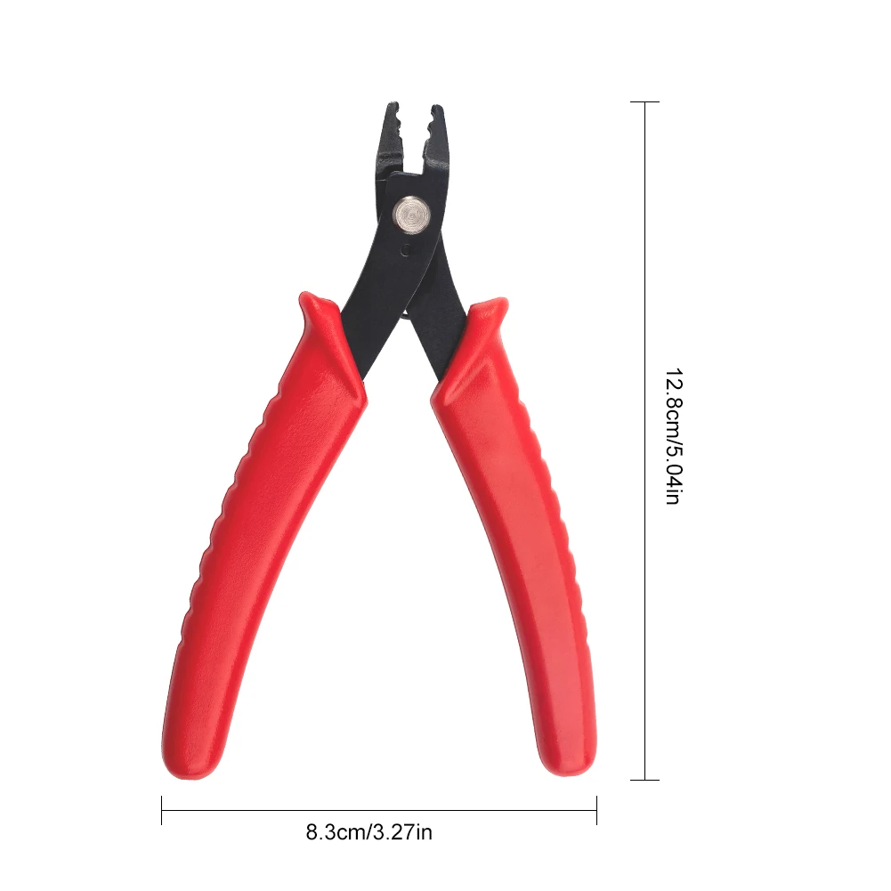 PandaHall 45# Steel Jewelry Pliers Crimping Plier Jewelry Making Tools 12.8x8.3x0.9cm