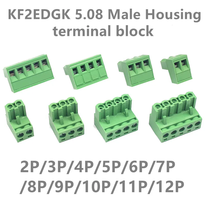 

10PCS KF2EDGK 5.08 2EDG PCB 2PIN /3P/4P/5P/6P/7P/8P/9P/10P Connector Plug-In Terminal Block Housing Phoenix Contact Degson